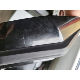 Handbars, hand guards, quad atv, black carbon