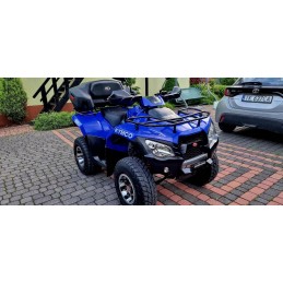 Handbars, hand guards, quad atv, black carbon