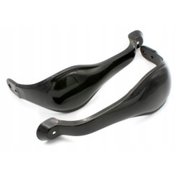 Handbars hand guards quad atv cross black set