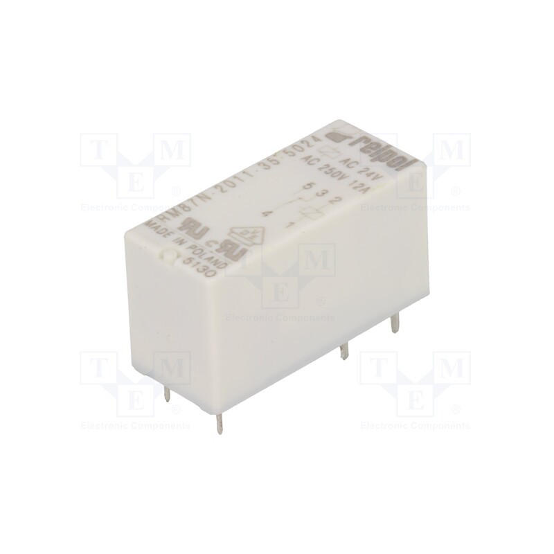 1 pcs x RELPOL - RM87N-2011-35-5024 - Relay: electromagnetic, SPDT, Ucoil: 24VAC, 12A, 12A/250VAC, IP67