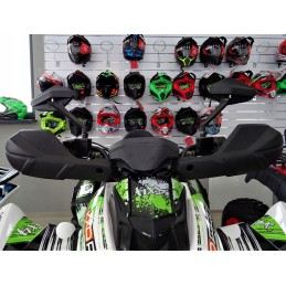 Handbars, hand guards, quad atv, blue