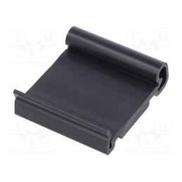 1 pcs x FISCHER ELEKTRONIK - KL35K040 - DIN rail mounting bracket, PVC, 40mm, Rail: TS35