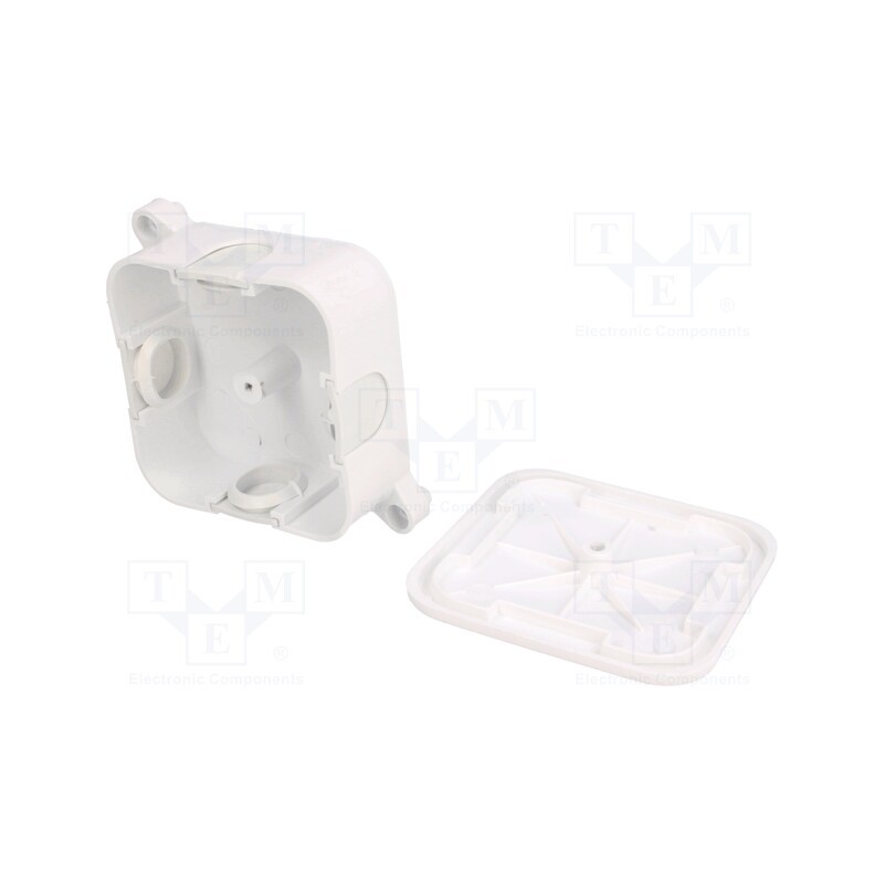 1 pcs x PAWBOL - A.0016 - Enclosure: junction box, X: 72mm, Y: 72mm, Z: 28mm, wall mount, IP44