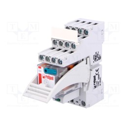 1 set x RELPOL - PIR4-024DC-00LD - Relay: interface, 4PDT, Ucoil: 24VDC, 6A, 6A/250VAC, 6A/24VDC