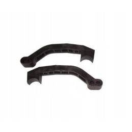 Mounting kit for hand guards x ATV with plastic