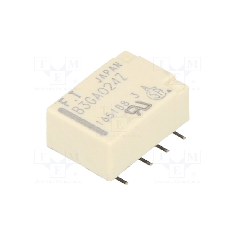 1 pcs x FUJITSU - FTR-B3GA024Z - Relay: electromagnetic, DPDT, Ucoil: 24VDC, 2A, 0.3A/125VAC, SMT
