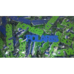 Polaris unsinkable foam keychain