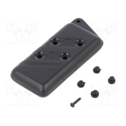 1 pcs x MASZCZYK - P-14/4/BK - Enclosure: for remote controller, X: 37mm, Y: 84mm, Z: 14mm