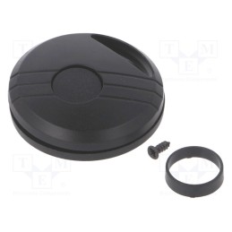 1 pcs x MASZCZYK - P-16/BK - Enclosure: for remote controller, Z: 13mm, Enclos.mat: ABS, Ø: 38mm