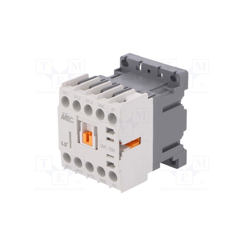 1 pcs x LS ELECTRIC - GMC-16M 24VAC 1B - Contactor: 3-pole, NO x3, Auxiliary contacts: NC, 24VAC, 16A, IP20
