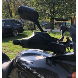 Handbars hand guards atv quad cross enduro set