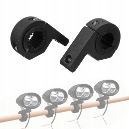 Fixing the headlight lamp holder to the crash bars tube