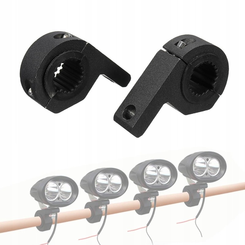 Fixing the headlight lamp holder to the crash bars tube