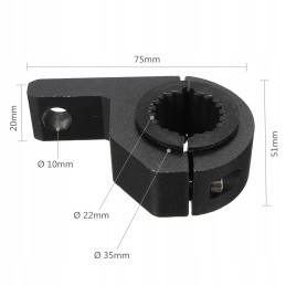 Fixing the headlight lamp holder to the crash bars tube