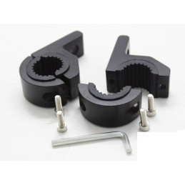 Fixing the headlight lamp holder to the crash bars tube