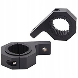 Fixing the headlight lamp holder to the crash bars tube