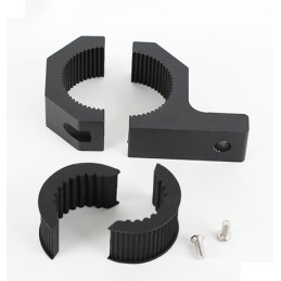 Fixing the headlight lamp holder to the crash bars tube