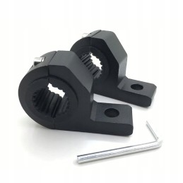 Fixing the headlight lamp holder to the crash bars tube