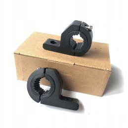 Fixing the headlight lamp holder to the crash bars tube