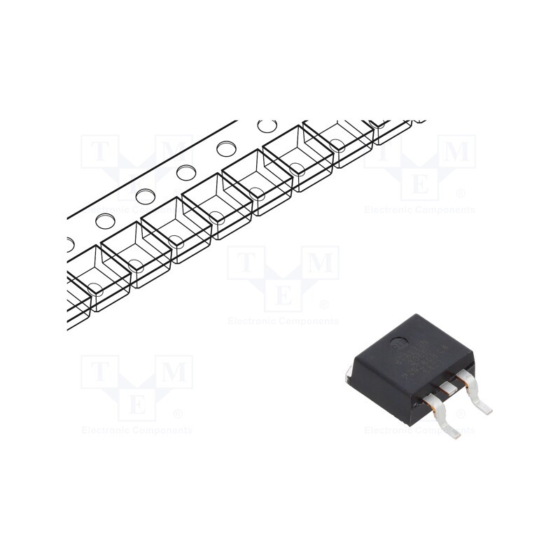 1 pcs x WeEn Semiconductors - BTA212B-800E,118 - Triac, 800V, 12A, D2PAK, Igt: 10mA, Ifsm: 95A, 3Q,Hi-Com