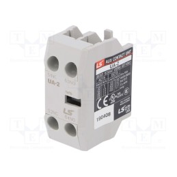 1 pcs x LS ELECTRIC - UA-2 1A1B - Auxiliary contacts, Series: METASOL, Leads: screw terminals, IP20