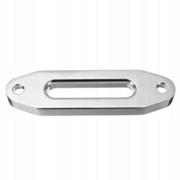 Aluminum guide for a synthetic rope