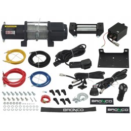 Bronco 2023 05 winch 5000lbs 2268kg wire rope 5 5 mm x 15 2m remote control