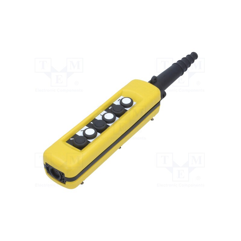 1 pcs x SCHNEIDER ELECTRIC - XACA681 - Control station, Harmony XAC, No.of butt: 6, round, IP65, plastic