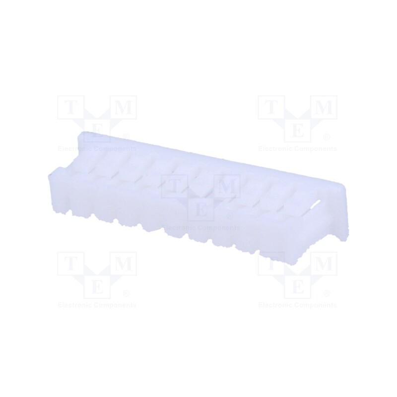 10 pcs x ADAM TECH - 125CH-B1-10-HF - Plug, wire-board, female, 1.25mm, PIN: 10, w/o contacts, for cable