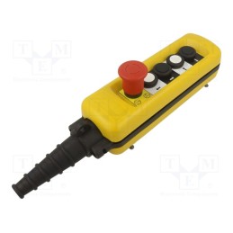 1 pcs x SCHNEIDER ELECTRIC - XACA4813 - Control station, Harmony XAC, No.of butt: 5, mushroom,round, IP65