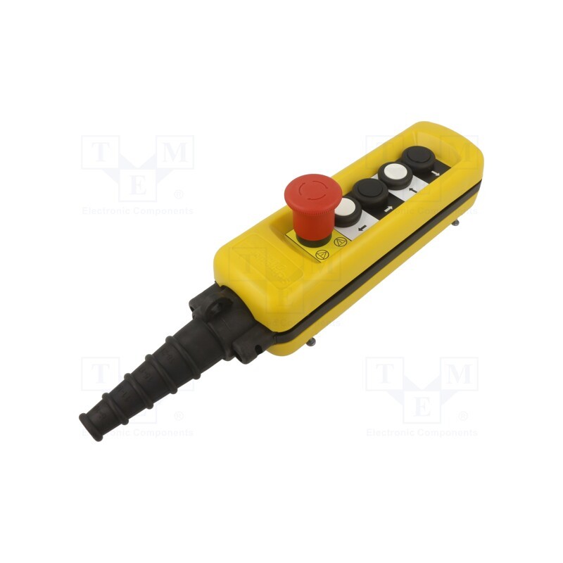 1 pcs x SCHNEIDER ELECTRIC - XACA4813 - Control station, Harmony XAC, No.of butt: 5, mushroom,round, IP65