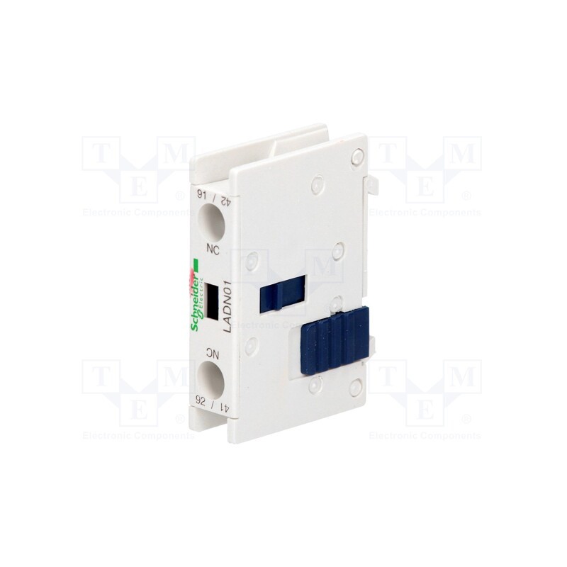 1 pcs x SCHNEIDER ELECTRIC - LADN01 - Auxiliary contacts, Series: TeSys D, Leads: screw terminals