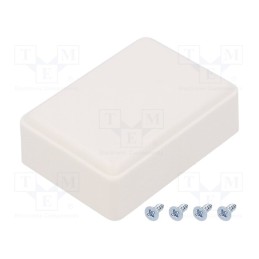 1 pcs x SUPERTRONIC - PP040W-S - Enclosure: multipurpose, X: 37mm, Y: 51mm, Z: 20mm, ABS, white