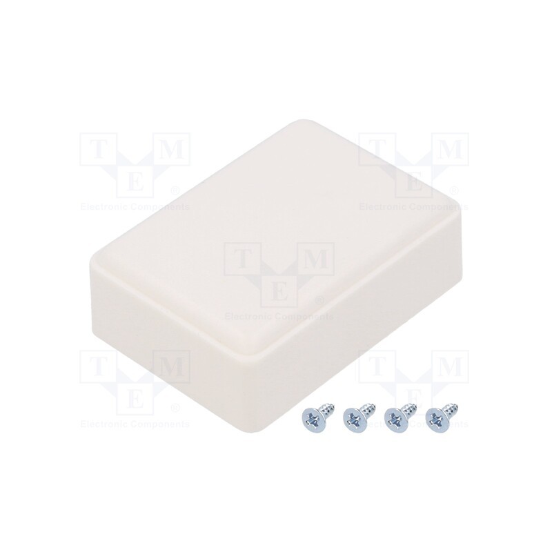 1 pcs x SUPERTRONIC - PP040W-S - Enclosure: multipurpose, X: 37mm, Y: 51mm, Z: 20mm, ABS, white