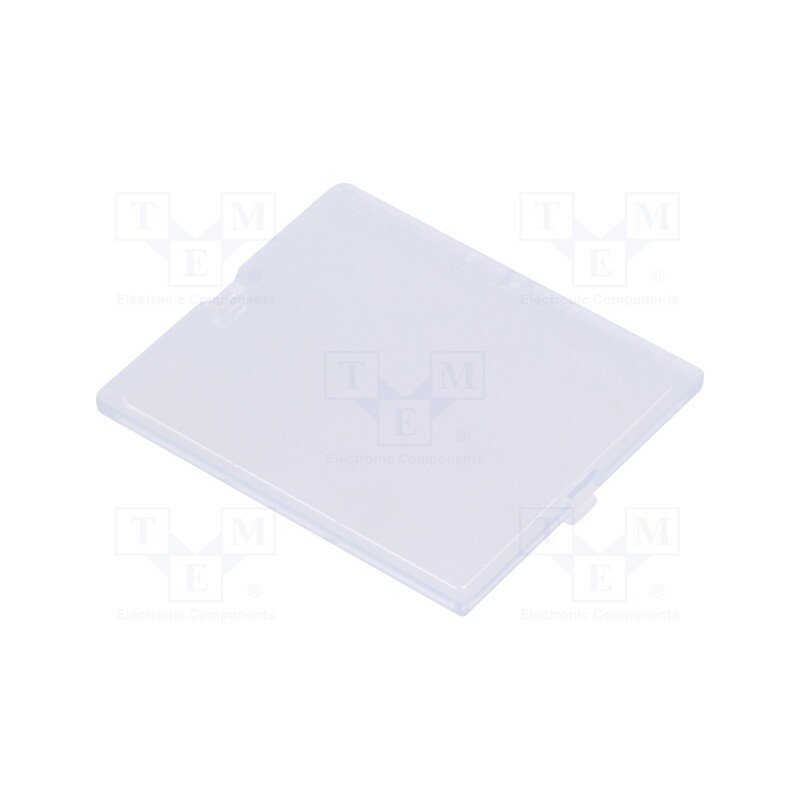 1 pcs x ITALTRONIC - P05030721F - Front panel, without frame,with holder, transparent