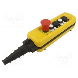 1 pcs x SCHNEIDER ELECTRIC - XACA4913 - Control station, Harmony XAC, No.of butt: 5, mushroom,round, IP65