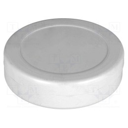 1 pcs x MASZCZYK - KM-81 GY - Enclosure: for alarms, ABS, grey, Ø: 70mm, H: 18mm
