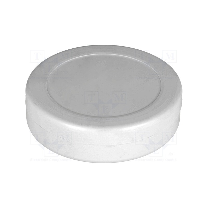 1 pcs x MASZCZYK - KM-81 GY - Enclosure: for alarms, ABS, grey, Ø: 70mm, H: 18mm