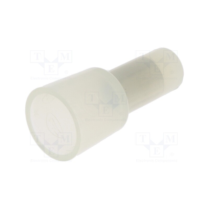 10 pcs x NICHIFU - CE 2 - Quick splice, crimped, Variant: end connector, L: 20mm, UL94V-2