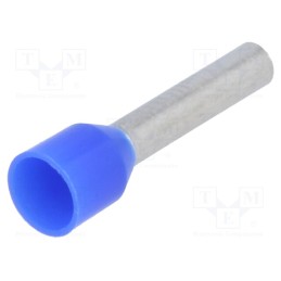10 pcs x TE Connectivity - 1-966067-7 - Tip: bootlace ferrule, insulated, copper, 2.5mm2, 12mm, tinned