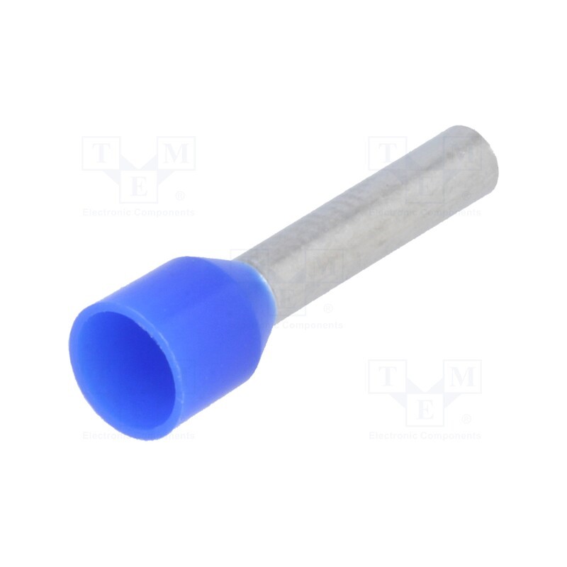 10 pcs x TE Connectivity - 1-966067-7 - Tip: bootlace ferrule, insulated, copper, 2.5mm2, 12mm, tinned