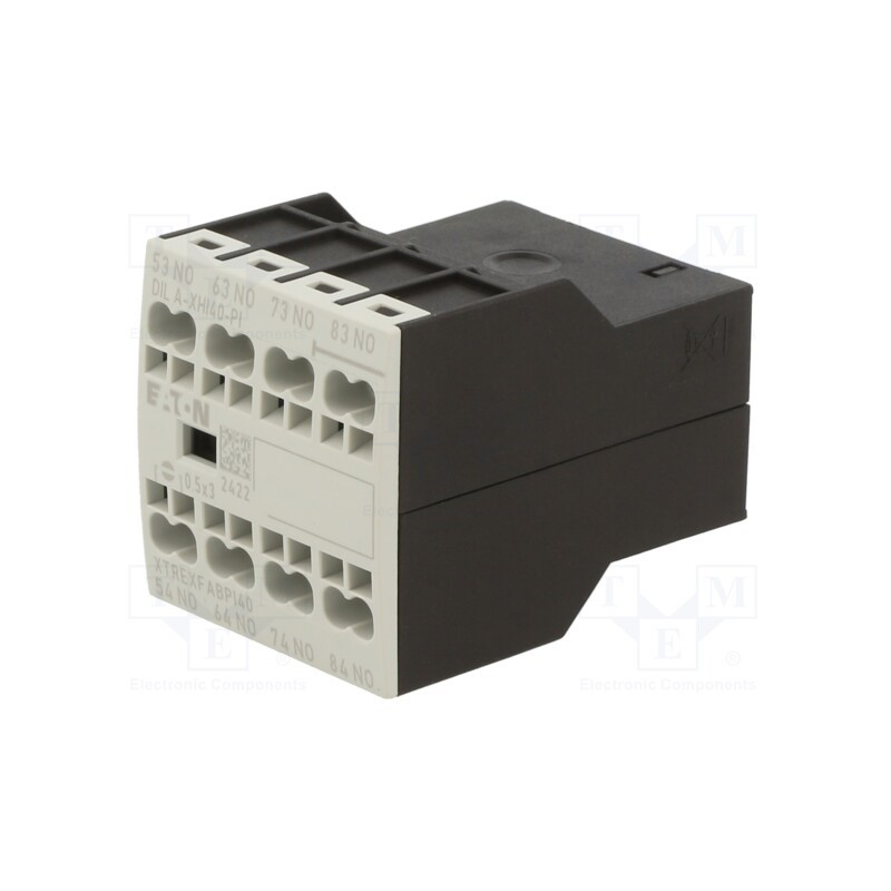 1 pcs x EATON ELECTRIC - DILA-XHI40-PI - Auxiliary contacts, Leads: push-in terminals, front