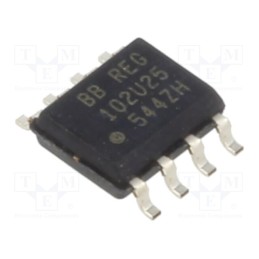1 pcs x TEXAS INSTRUMENTS - REG102UA-2.5 - IC: voltage regulator, LDO,fixed, 2.5V, 250mA, SO8, SMD, , ±2.8%