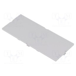 1 pcs x ITALTRONIC - P05060201P.BL - Front panel, with frame,with holder, grey