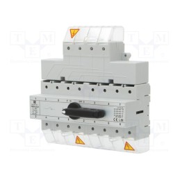 1 pcs x SPAMEL - PRZK-4125\W02 - Switch: mains-generator, Stabl.pos: 3, 125A, I-0-II, Poles: 4