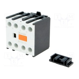 1 pcs x LOVATO ELECTRIC - BFX1031 - Auxiliary contacts, Series: BF, Leads: screw terminals, front