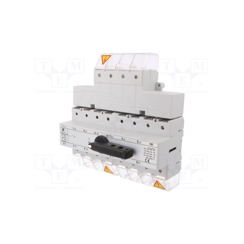 1 pcs x SPAMEL - PRZK-4160N\W02 - Switch: mains-generator, Stabl.pos: 3, 160A, I-0-II, Poles: 3+N