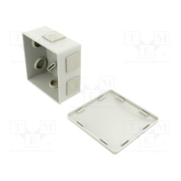 1 pcs x PAWBOL - S-BOX 036 - Enclosure: junction box, X: 80mm, Y: 80mm, Z: 40mm, ABS,polystyrene