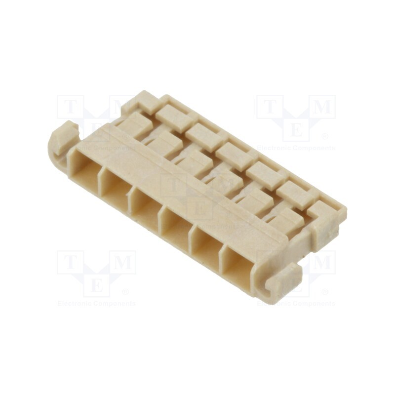10 pcs x HIROSE - DF65-6S-1.7C - Connector: wire-board, DF65, plug, female, w/o contacts, PIN: 6