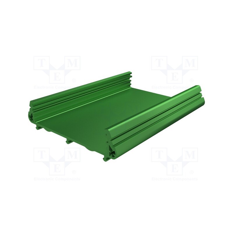 1 pcs x ITALTRONIC - 7.6310615 - Enclosure base, green, 61.5mm